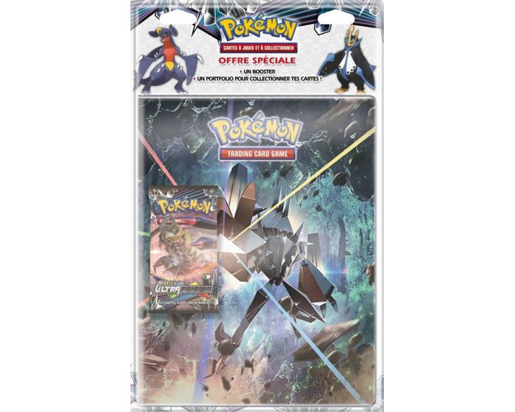 Pack Cahier Range-Cartes + Booster Pokémon SL05