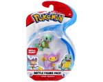 Pack de 2 figurines Pokémon : Carapuce vs Capumain