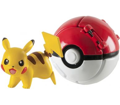 Figurine Piakchu Throw N Pop Pikachu + Poké ball