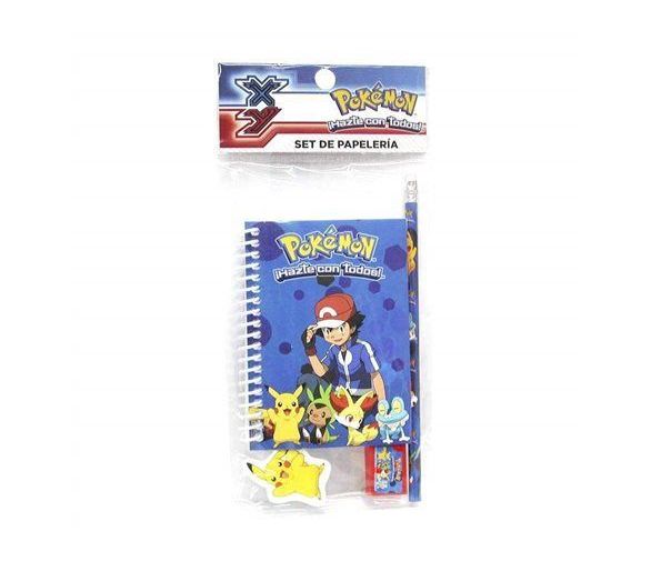 Set de papeterie Pokémon 4 pièces