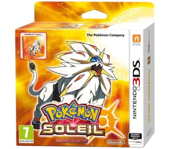 Jeu Pokémon Soleil + Boite SteelBook Edition Collecor 