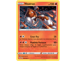 Heatran Pv 130 025/189 - Carte Rare Holographique - Épée et Bouclier - Ténèbres Embrasées