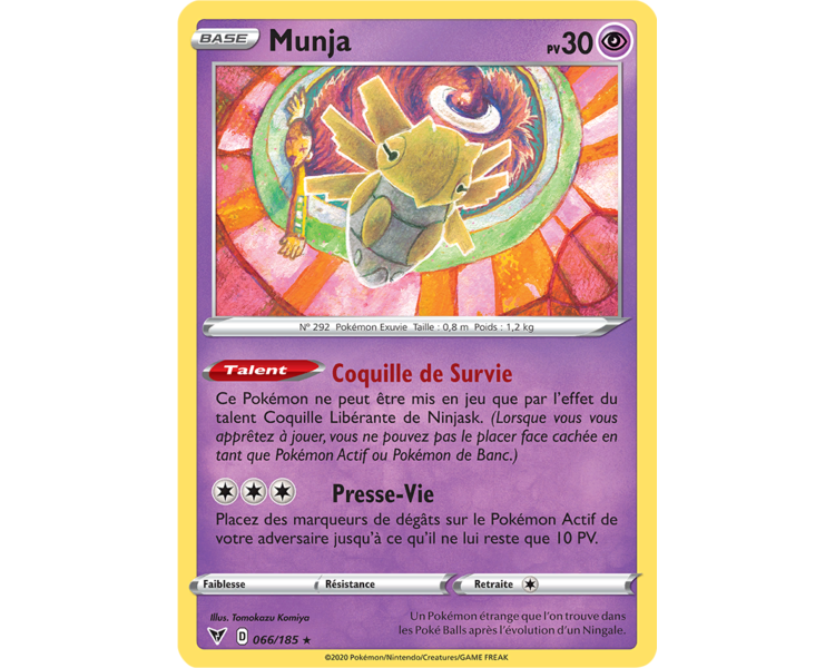 Girafarig Pv 90 065/185 - Carte Peu Commune - Épée et Bouclier 4 - Voltage Éclatant