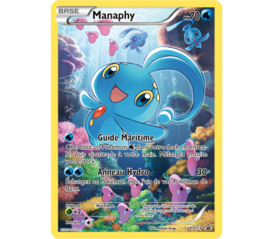 Manaphy pv70 Full Art XY113 Etoile Promo collection générations