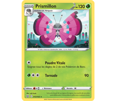 Prismillon Pv 120 013/163 - Carte Rare - Épée et Bouclier 5 - Styles de Combat