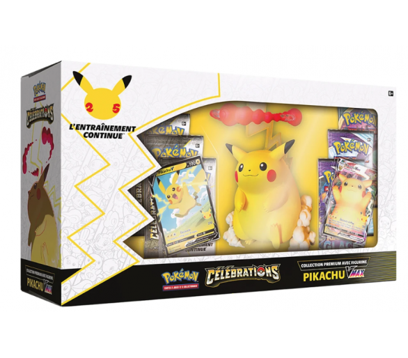 Coffret Collection Premium Figurine Pikachu VMAX - EB7.5 - Célébrations 25 ans 