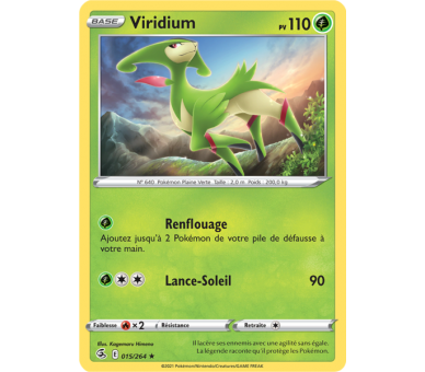 Viridium Pv 110 015/264 - Carte Rare - Épée et Bouclier - Poing de Fusion