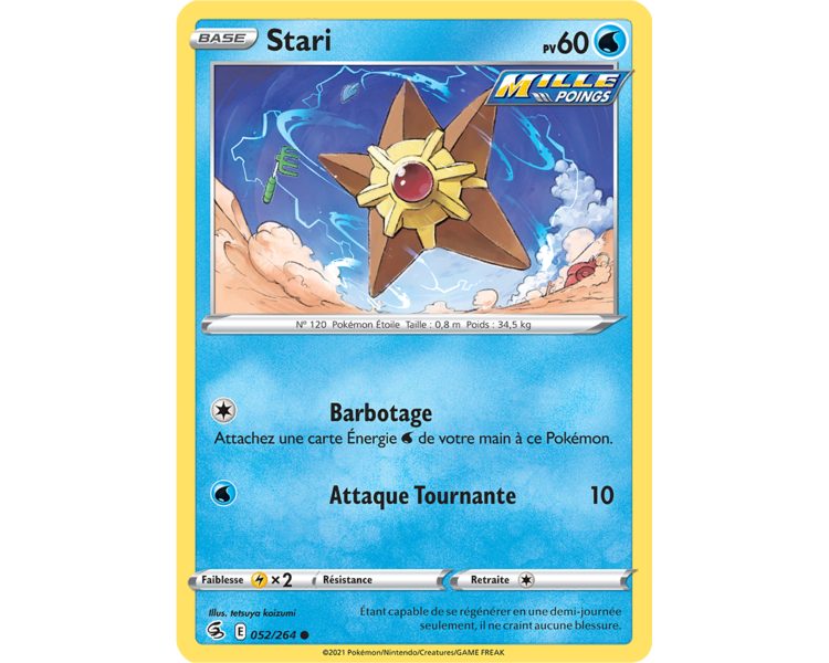 Stari Pv 60 052/264 - Carte Commune - Épée et Bouclier - Poing de Fusion