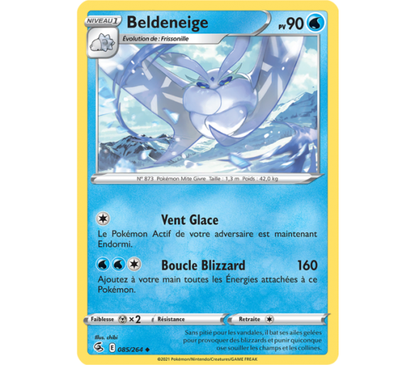 Beldeneige Pv 90 085/264 - Carte Peu Commune - Épée et Bouclier - Poing de Fusion