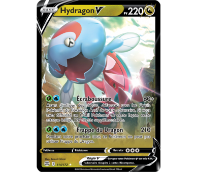 Hydragon-V Pv 220 114/172 - Carte Ultra Rare - Épée et Bouclier - Stars Étincelantes