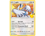 Lugia Pv 130 022/025 - Carte Rare Holographique - Épée et Bouclier - Célébrations 25 ans 