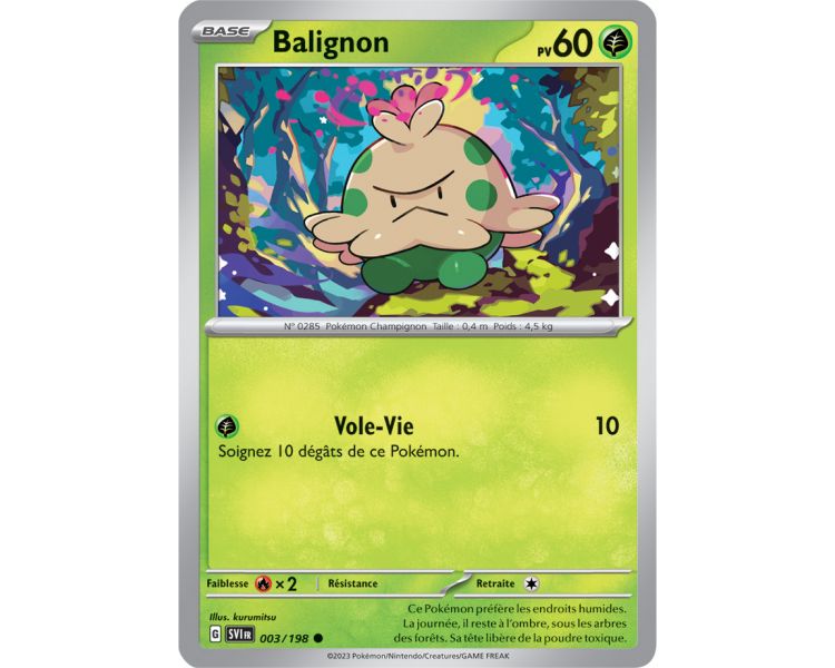 Balignon Pv 60 003/198 - Carte Commune - Écarlate et Violet