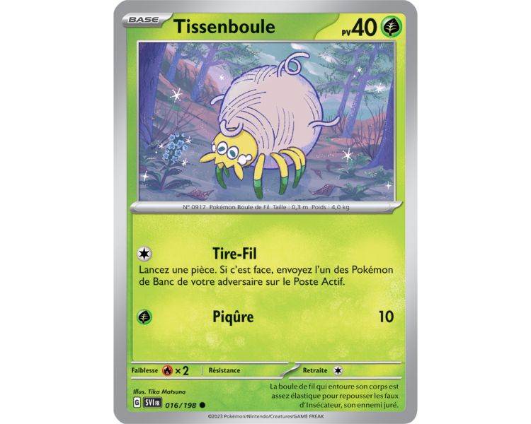 Tissenboule Pv 40 016/198 - Carte Commune - Écarlate et Violet