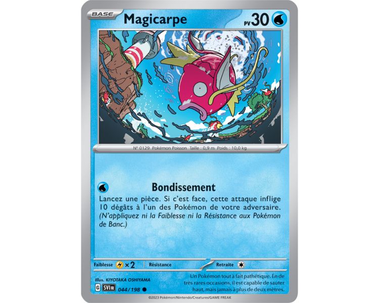 Magicarpe Pv 30 044/198 - Carte Commune Reverse - Écarlate et Violet