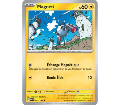 Magnéti Pv 60 063/198 - Carte Commune - Écarlate et Violet