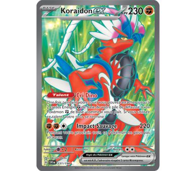 Koraidon-EX Pv 230 231/198 - Carte Ultra Rare Secrète - Écarlate et Violet