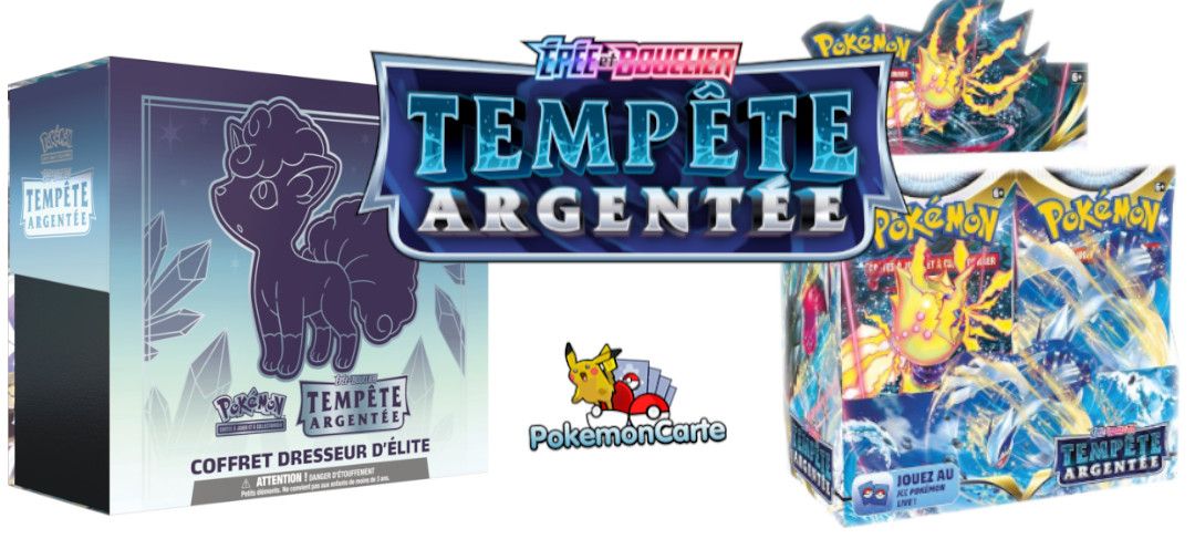 Lot de 50 cartes Pokémon Tempête Argentée - Pokémon EB12